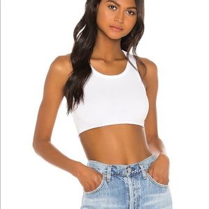 Superdown Kenny Super Crop Tank in White